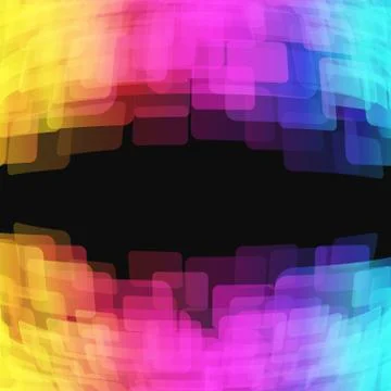 Bright abstract background - vector illustration Stock Illustration