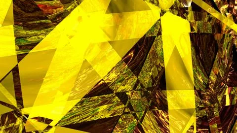 Bright abstract background in yellow Illustrazione stock