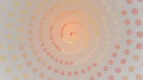 Bright abstract circles pattern with orange and pink tones Stock Illustration