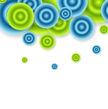 Bright abstract circles vector design Bright abstract circles vector desig... Stock Photos