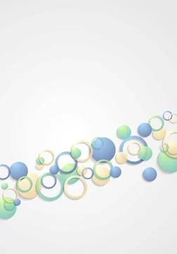 Bright abstract circles vector illustration Bright abstract circles vector... Stock Photos