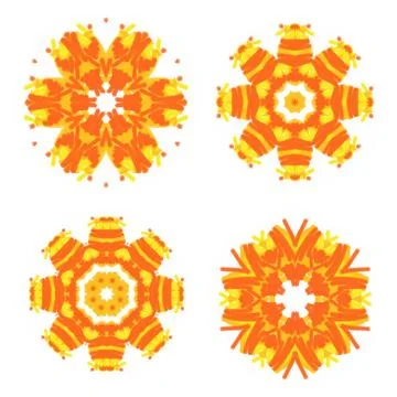 Bright abstract color patterns Stock Illustration