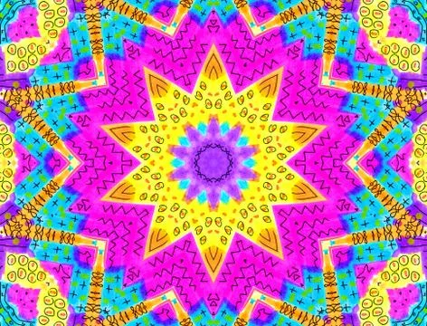 Bright abstract colorful pattern Illustrazione stock