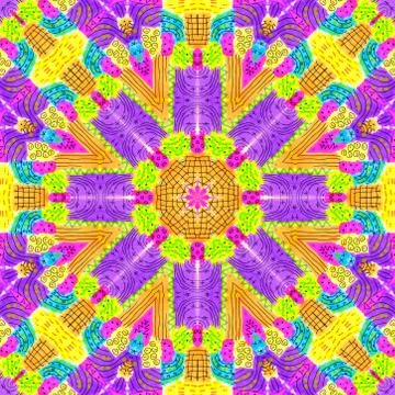 Bright abstract colorful pattern Stock Illustration