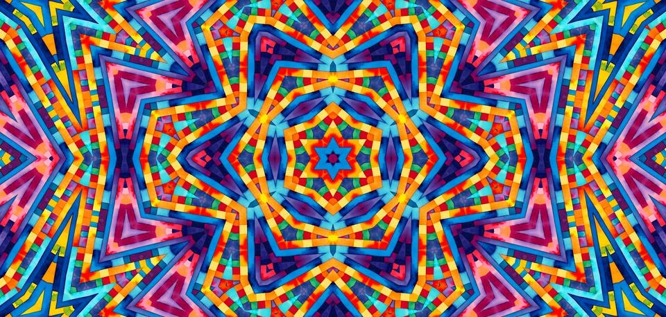 Bright abstract colorful pattern Stock Illustration