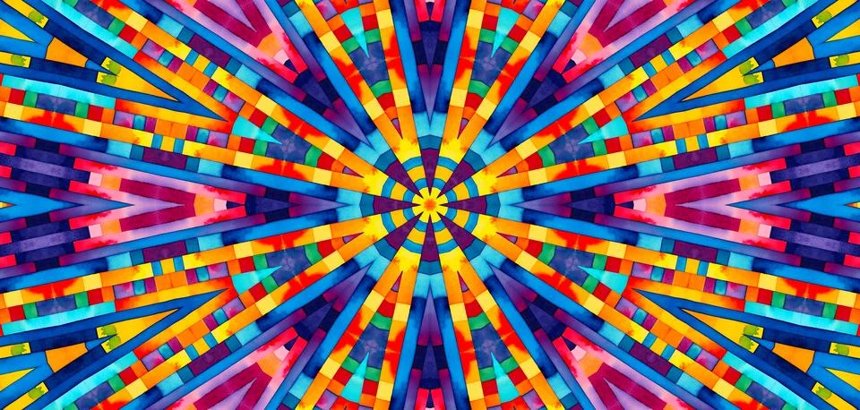 Bright abstract colorful pattern Stock Illustration