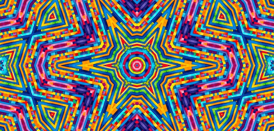 Bright abstract colorful pattern Stock Illustration