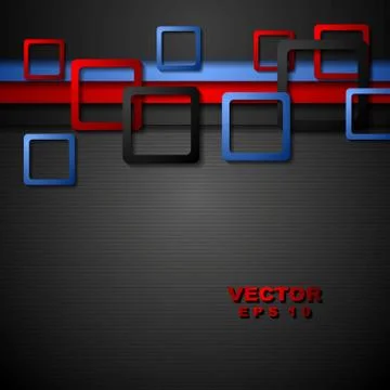 Bright abstract corporate geometry background 스톡 일러스트