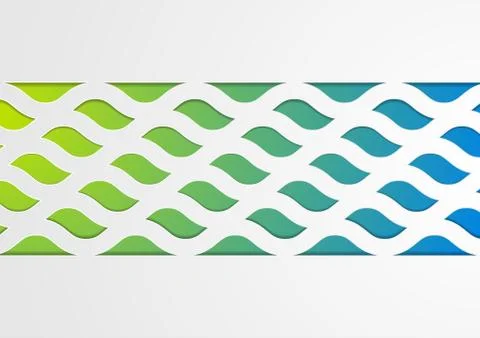 Bright abstract corporate wavy pattern background Stock Illustration