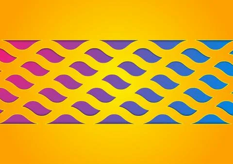 Bright abstract corporate wavy pattern background Stock Illustration