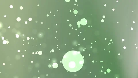 Bright abstract design with white circles on light green background. Stock Footage 316795983
