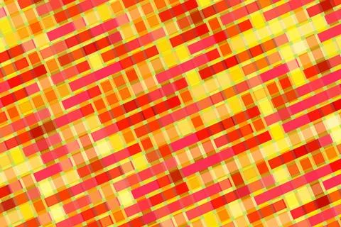 Bright abstract digital mosaic with warm colors Stock Illustration