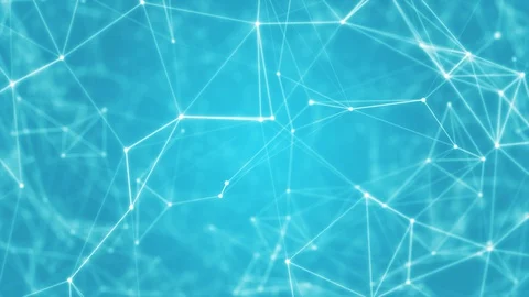 Bright abstract digital plexus moving Stock Footage 128303958