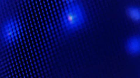 Bright abstract dots moving to the top on a background of blue pixels Stock Footage 194567819