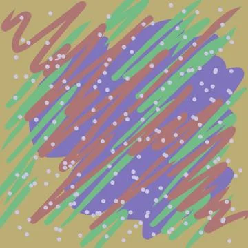 Bright abstract fantasy background, flat vector illustration Stock Illustration