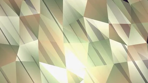 Bright abstract geometric pattern with green and beige colors Stock Illustration