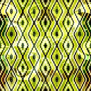 Bright abstract geometric seamless pattern in graffiti style. Quality vector  Stock-Illustration