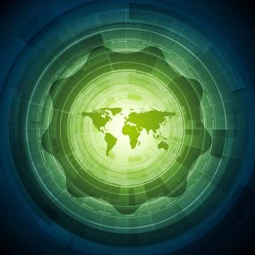 Bright abstract hi-tech background Bright abstract hi-tech background. Vec... Foto stock