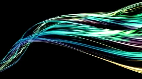 Bright abstract internet data light stripe flowing. 스톡 동영상 334025352