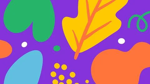 Bright Abstract Leaf Art Stock Illustration