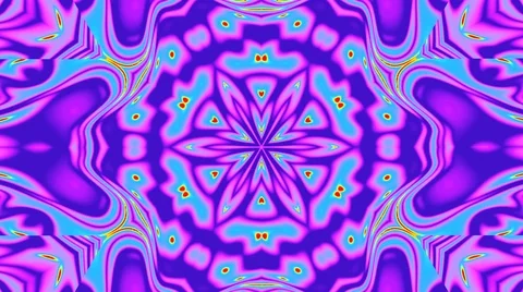 Bright abstract light that arranges full colors,mandala, black backgrounds Stock Footage 126449477