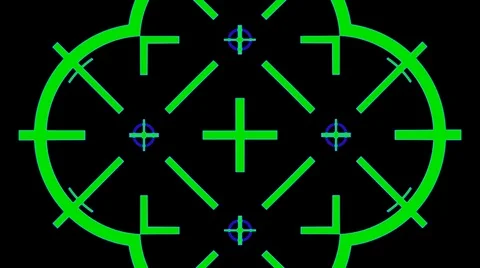 Bright abstract light that arranges full colors,spinning, black backgrounds Video stock 126797743