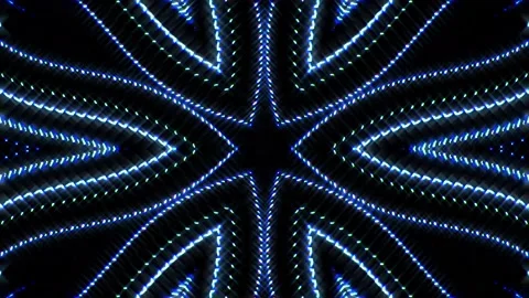 Bright abstract light that arranges full colors,spinning, black backgrounds Stock Footage 165782180