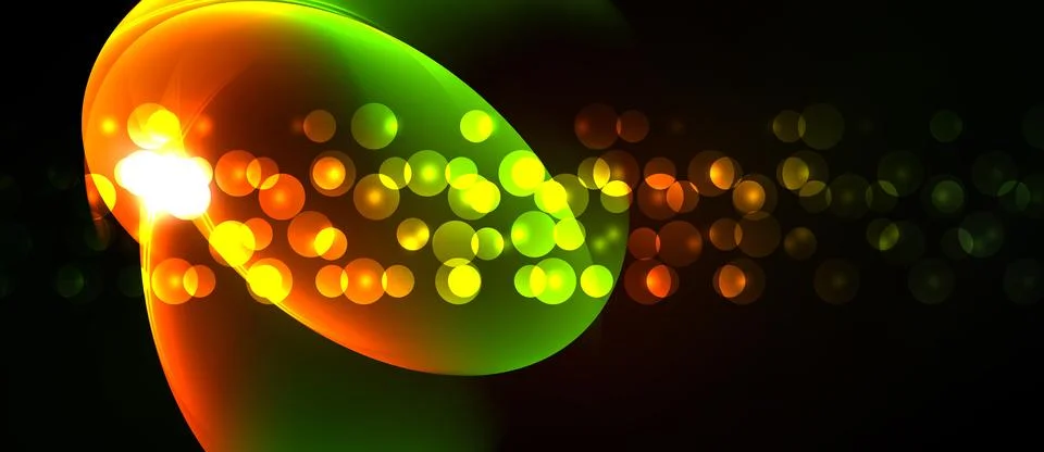 Bright abstract light explosion. Vivid colors blend, creating dynamic energy. Illustrazione stock