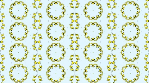 Bright abstract light governing full color, kaleidoscope, black background Stock Footage 126425036