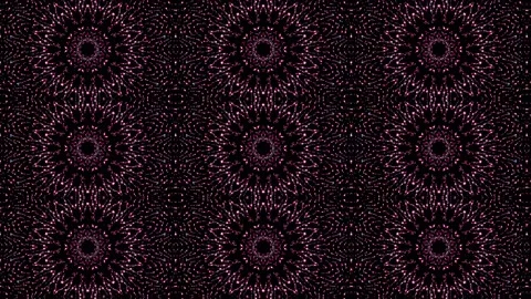 Bright abstract light governing full color, kaleidoscope, black background 스톡 동영상 164390830