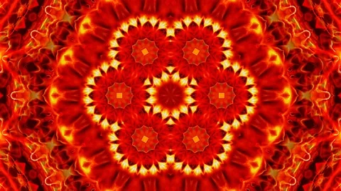 Bright abstract light governing full color, kaleidoscope, black background Video stock 167915151