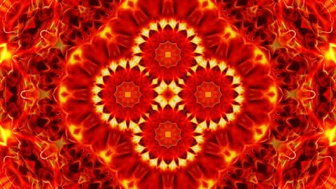 Bright abstract light governing full color, kaleidoscope, black background Stock Footage 167915335