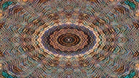 Bright abstract light governing full color, kaleidoscope, black background Video stock 179552298