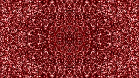 Bright abstract light governing full color, kaleidoscope, black background Stock Footage 188530233