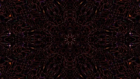 Bright abstract light governing full color, kaleidoscope, black background Stock-Footage 220923029