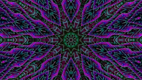 Bright abstract light governing full color, kaleidoscope, black background 스톡 동영상 221914016