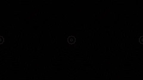 Bright abstract light governing full color, kaleidoscope, black background Stock Footage 249819019