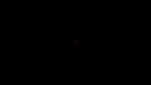 Bright abstract light governing full color, kaleidoscope, black background Stock Footage 249819594