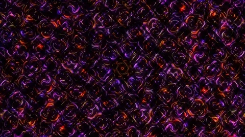 Bright abstract light governing full color, kaleidoscope, black background Stock Footage 259435583