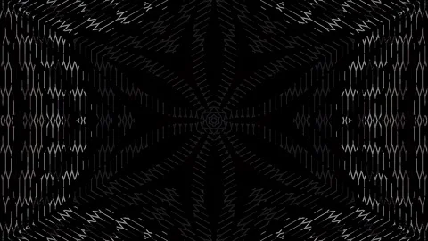 Bright abstract light governing full color, kaleidoscope, black background Stock-Footage 299313715