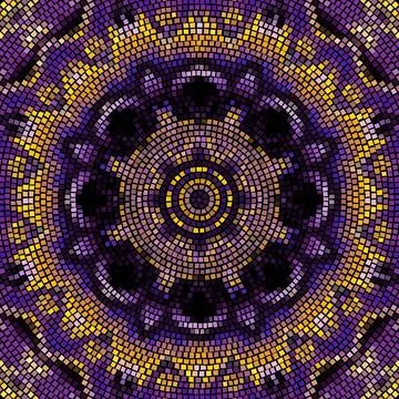 Bright abstract mosaic seamless pattern. Vector background. Endless texture Illustrazione stock