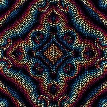 Bright abstract mosaic seamless pattern. Vector background. Endless texture Stock Illustration