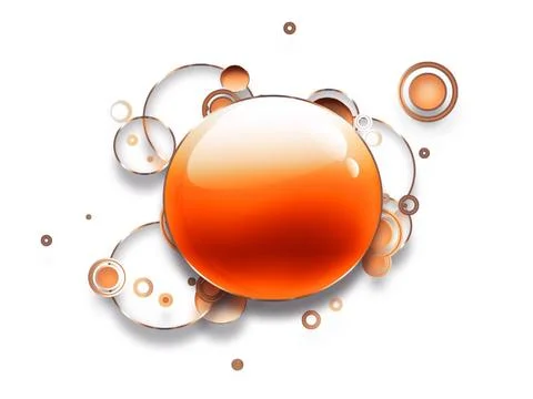 Bright abstract pattern bright abstract pattern with circles on a white ba... Stock Photos