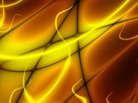 Bright abstract pattern of bright and luminous lines, wallpaper Stock Illustration