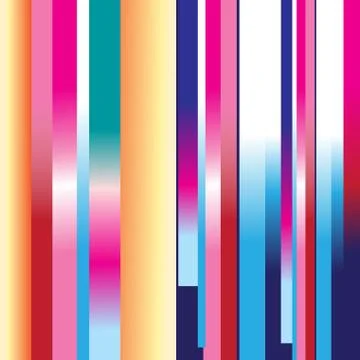 Bright abstract pattern of geometric objects Stock Illustration