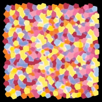 Bright abstract  pattern with multicolored watercolor Stock Illustration