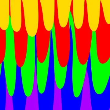 Bright abstract pattern of rainbow colors similar to the feathers of a parrot. 스톡 일러스트