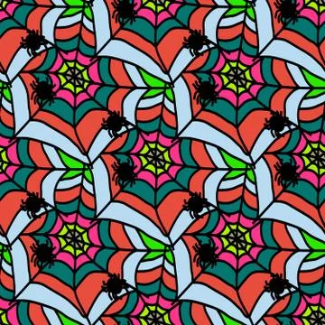 Bright abstract pattern in the style of graffiti qualitative illustration for Illustrazione stock