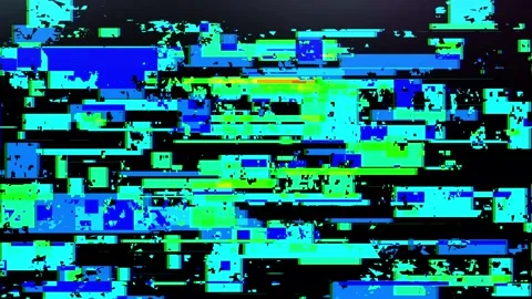 Bright, abstract patterns collide and shift, creating a mesmerizing Stock Footage 282495540