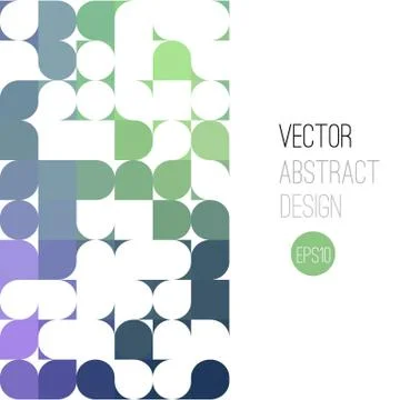 Bright abstract retro design. Vector background Stock Illustration